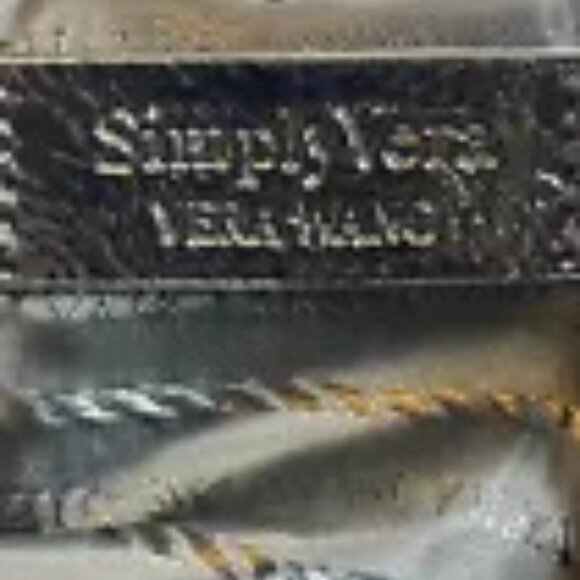 Simply Vera Vera Wang Purse Handbag Green Croc Print Faux Leather Pockets - Picture 7 of 7